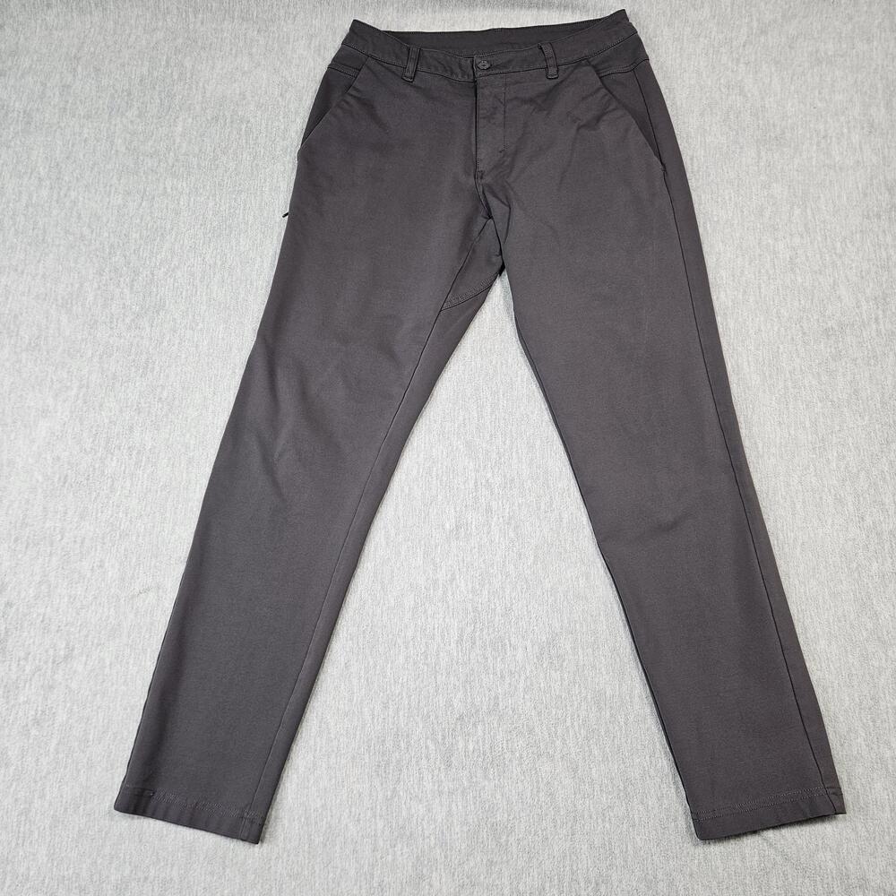 BYLT Everyday Pant 2.0 Pants Mens 32 (30x30) Gray Slim Fit Stretch Chino Casual